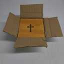 Fight Club Cross Jewelry Box for First Communion Baptism Gift Baptism Memory Box Keepsake Box,Christening Gift Box (L)