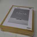 12x16 Picture Frame, Display 12x16 Photo Frames - High Definition Plexiglass - Vertical and Horizontal Display - Wall Hanging or Table Top Frame - Gold, 5 Pack