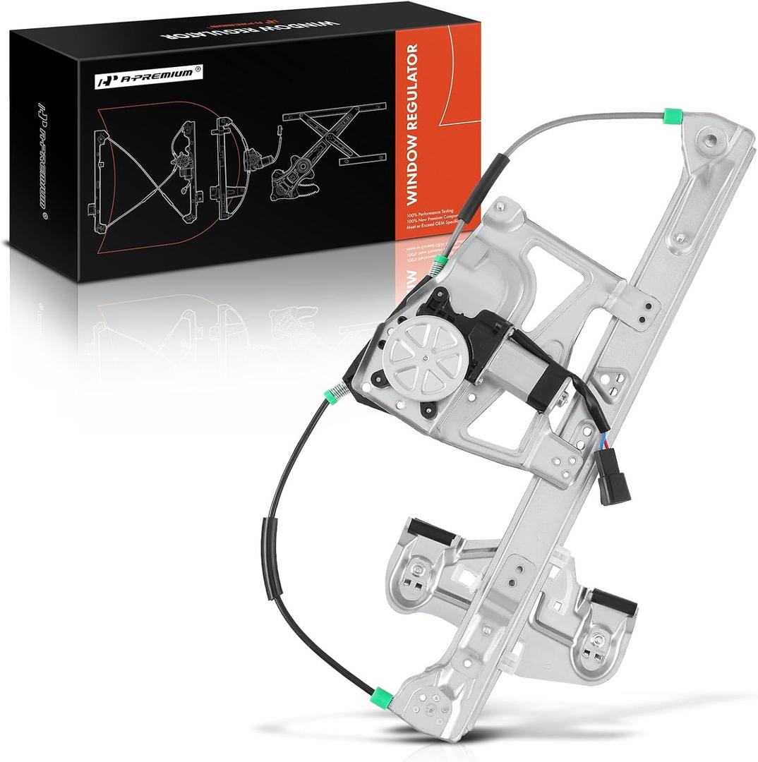 A-Premium Power Window Regulator with Motor Compatible with Cadillac DeVille 2000-2001 Front Passenger Side