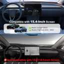Pop-tech Magnetic Car Mount for Tesla Model 3 Highland 2024 2025 & Model Y Juniper 2025 (Standard) 15.4-Inch Screen: for MagSafe Strong Magnets Cell Phone Holder for iPhone