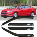 4pcs Original Shatterproof Rainproof Window Wind Deflectors for Chevrolet 2016-2019 Cruze (Excludes Classic Model),Outside Mount Rain Guards Set,Nice Looking Window Visor for Cars,Vent Deflector 94712