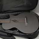 Enya NOVA GO SP1 Carbon Fiber Travel Guitar - 35" Acoustic Electric with Smart AcousticPlus Technology, Built-in Effects, USB Recording, Bluetooth Speaker, Beginner Bundle with Gig Bag & Accessories (Black)