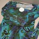 Prinbara Womens Mesh Long Sleeve Square Neck Ruched Mini Dress Sexy Bodycon Elegant Cocktail Evening Club Party Short Dresses Floral Deep Green X-Large