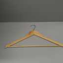 Wooden Hangers 90 Pack,Heavy Duty Solid Wooden Clothes Hangers with Pant Bar,360-Degree Rotatable Hook,Durable & Slim Wood Hangers for Coats,Jackets,Dress,Pants(Natural), 17 inches x 8.3 inches