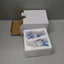 CRCZK Hanukkah Gnomes Decor, Set of 2 Hanukkah Gnome Resin Decorations with Menorah, Happy Hanukkah Gift Decorations - Jewish Gifts, Jweish Chanukah Holiday Party Decor