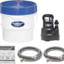 Superior Pump 91660 Tankless Water Heater Descaler Pump Kit with Non-toxic Descaler Solution, 3.5 Gallon, Deluxe