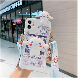 Case Design for Apple iPhone 8 Plus/iPhone 7 Plus, Shock-Absorption Anti-Scratch Bumper Case Cover, Cute Funny Anime Cartoon Design for Kids Teens Girls Boys (3D Cinnamon)