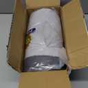 Sunheir Orthopedic Dog Bed for Large Dogs - Big Waterproof Dog Crate Bed with Removable Washable Cover, Egg Crate Foam Support, Anti-Slip Bottom, Deluxe Plush Pet Bed Mat (Grey)