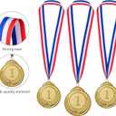 2 x Abaokai 48 Pieces Gold Award Medals - Winner Medals Gold Prizes for Sports, Competitions, Party, Spelling Bees, Olympic Style, 2 Inches