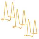 Plate Holder Easel Display Stand - 12 inch Metal Plate Stands for Display - Tabletop Picture Stand - Gold Iron Easels for Display Pictures | Photo Frames | Book | Decorative Plates | Plaque - 3 Pack