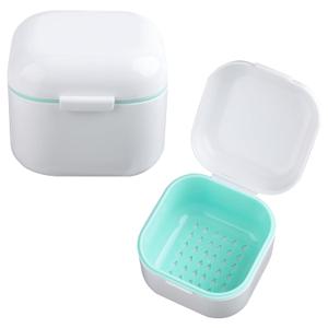 SUTOKAKA 1Pc Plastic Nail Tool Sterilizer Box Nail Drill Bits Cleaning Box Polishing Tools Soaking Tray Manicure Pedicure Storage Container Case - White (White, 3.15x3.15x2.75)