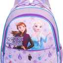 Get Trend Disney Frozen Girls 2-in-1 Rolling Luggage Bag with Wheels, 20.5x13x9 inches