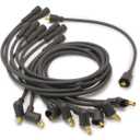 PerTronix 708104 Flame-Thrower Black Custom Fit Spark Plug Wire for 8 Cylinder Ford