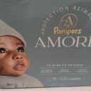 Pampers Amore, Size 0 (up to 10 lbs), 128 Count, Our Best Diaper Hypoallergenic & Fragrance Free, Up to 100% Leakproof, Soft as Cashmere
