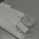 CHIYUNS White Screen Door Mesh Magnetic Closure Heavy Duty 32 x 80 inch, Self Closing Fiberglass Mosquito Net with Magnet for Doors, Bug Fly Screens Curtain for Doorway, Keep Bugs Out, Pet Friendly