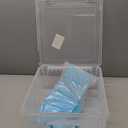 ArtBin Super Satchel Double Deep Compartment Box - Art Storage with 8 Removable Compartments, Smart Closure for Craft Supplies (Pack of 1, Aqua)