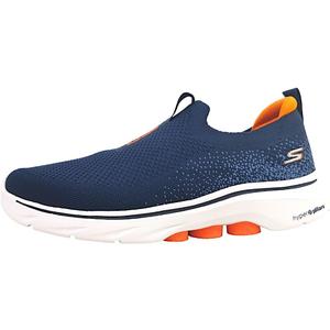 Skechers Mens Go Walk 7 (9, Navy/Orange)