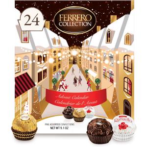 Ferrero Collection Holiday Advent Calendar 2025, Premium Assorted Christmas Gift Box, 24 Piece, 9.1 oz (EXP 04/20/26)