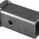 TOPTOW 64453 Trailer Hitch Receiver Tube 2-inch X 6-inch Length Combo Bar, Weld on Raw Steel