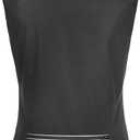 33,000ft Women's Lightweight Running Vest Outerwear with Pockets, Windproof Sleeveless Jacket for Golf Hiking Travel (Gray, M)