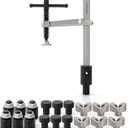 Welding Table Clamps and Fixture Pins, 19pcs 5/8in V Blocks, Round Pins, Stackable Riser, Quick Setup Welding Table Accessories