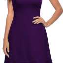 WOOSEA Womens Cocktail Prom Dress Sleeveless Halter Neck Evening Party Short Homecoming Dresses Size XL