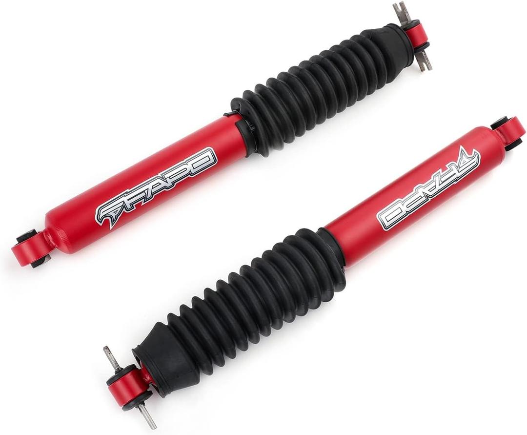 FAPO P1 Rear Shock Absorber for Jeep Wrangler TJ 1997-2006, 0-3" Lift