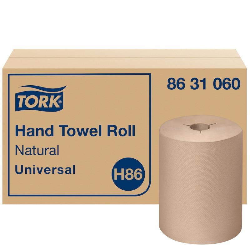 Tork Matic Paper Hand Towel Roll Natural H1, Universal, 100% Recycled Fiber, 6 Rolls x 700 ft, 290088
