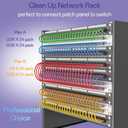 Cat 6 Ethernet Cable 2FT 10Pack, Cat6 Ethernet Patch Cable 10Gbps, High-Speed UTP Cat6 Network Cable Pure Copper, Cat 6 Cable for Home and Office Network, Black