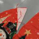 Christmas Tree Skirt, 48 Inch Christmas Decorations Red Soft Tree Skirt