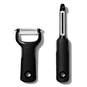 OXO Good Grips 2-Piece Peeler Set - Swivel and Julienne, Black