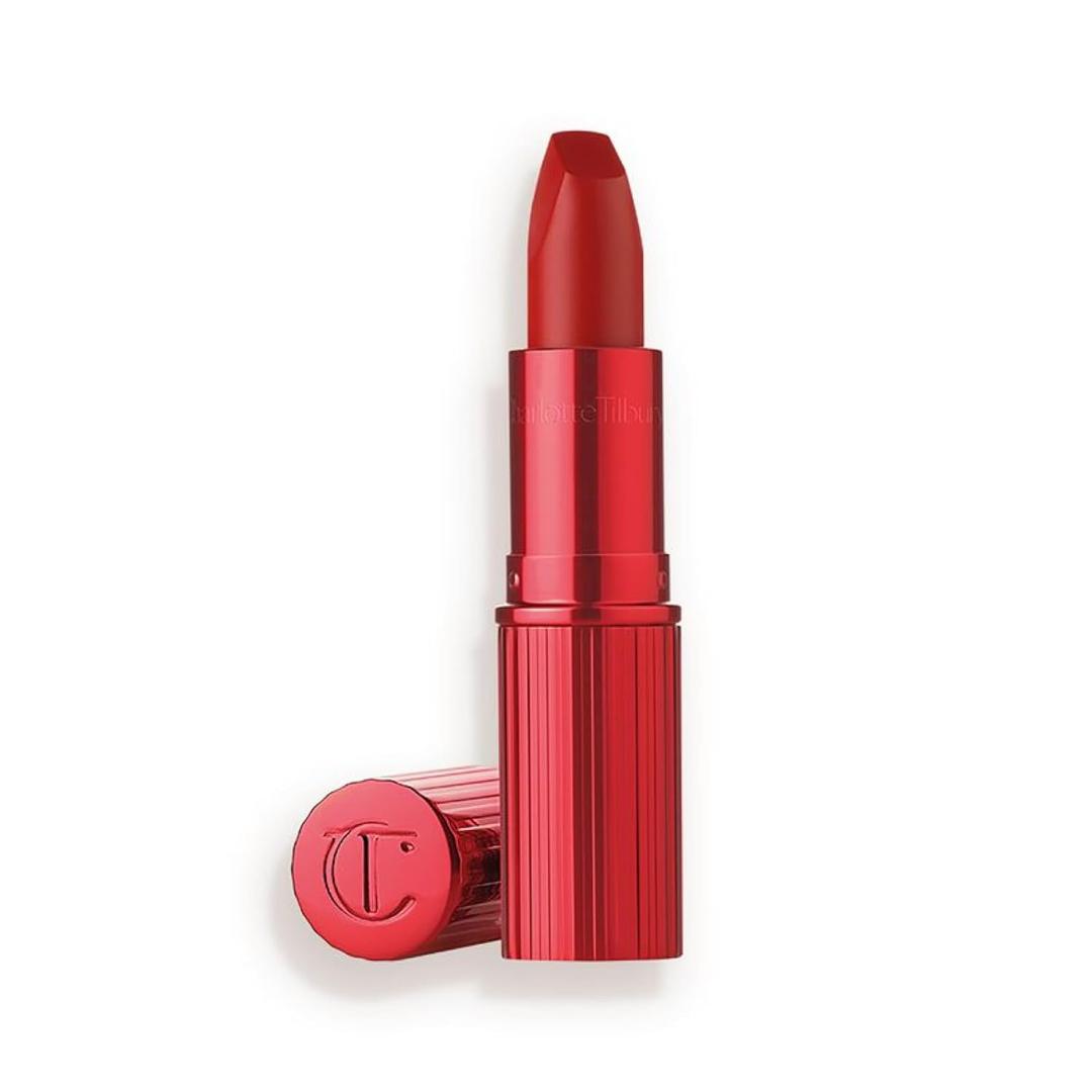 2 x Charlotte Tilbury Matte Revolution Lipstick - Long Lasting, Matte Lipstick with Buildable Color & Lip-Loving Ingredients - Creamy, Easy to Blend Formula (Mark Of A Kiss - muted red)