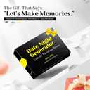 Date Night Cards 50 Scratch-Off Adventures for Couples - Romantic Night/Daytime/Anytime Ideas, Unique Gift for Him/Her, Anniversaries, Birthdays & Date Nights Black