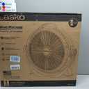 Lasko WINDMACHINE 20" High Velocity Floor Fan with 3 Speeds, 360 Directional Airflow, Portable Air Circulator Fan for Home, Garage & Workshop, Fully Assembled, Gray, 3301