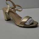 DREAM PAIRS Women's Chunky Heels Block Round Open Toe Ankle Strap Heel Fashion Wedding Party Comfort Dress Sandals Shoes, Size 9.5 USA