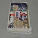 Hand Block White Cloth Napkins Set of 6  Elegant Cotton Napkins for Dinner, Weddings, Reusable Everyday Use  Decorative Floral Napkins Everyday for Kitchen & Home Decor (6, Purple, 18X18 Inches)