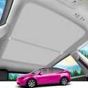 2025 Upgrade Sunshade Roof for Tesla Model Y 2025-2020 [No-Gap/No-Sagging] Roof Sun Shade Heat Insulation Sunroof Shade for Tesla Model Y Accessories 2025-2020 Gray