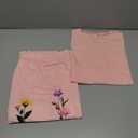 LYANER Women's Pajama Sets Long Sleeve Top and Floral Pants Pjs 2 Piece Sleepwear with Pockets Pink Large