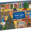 Galison Winter Lights Christmas Countdown  12 Days of Puzzles Featuring Images of Winter City Fun