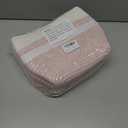 COMFY-HOMI 13" x 8.5" x 5.1" Storage Baskets for Organizing | Cotton Rope Woven Basket | Toy Storage Bin Box | Basket for Shelves, Closet Organizer Bin, Decorative Closet Shelf, 3 Pack, white/pink