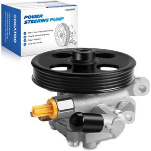 Power Steering Pump with Pulley Fits for Ford Fusion 2010-2012, Edge 2007-2010, Lincoln MKZ 2007-2012, MKX 2007-2010 3.5L Gas Replaces 7H6Z3A696A, 7T4Z3A696A, 8T433A696AA, 20-1401 Power Assist Pump