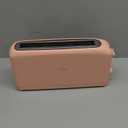 Bella 2 Slice Slim Toaster, Fits-anywhere Kitchenware, 6 Setting Shade Control with Reheat & Cancel Buttons, Fits sourdough, 10 Long Slot, Anti Jam & Auto Shutoff, 900 Watt, Blossom