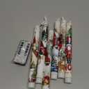 6 Pcs Christmas LED Flameless Candle Set Retro Vintage Santa Flameless Taper Candles with Battery Operated Snowman Celebration Candles with Remote for Winter Christmas Home Decor Gifts