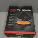 Mueller Heart 5 Waffle Maker, Norwegian Waffle Iron, Adjustable Browning Control & Nonstick, Cool Touch Handle, Easy to Clean, Small Kitchen Appliances