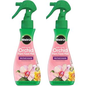 Miracle-Gro Ready to Use Orchid Plant Food Mist, Feeds All Types of Indoor Orchid Plants, 8 oz (2 pack)