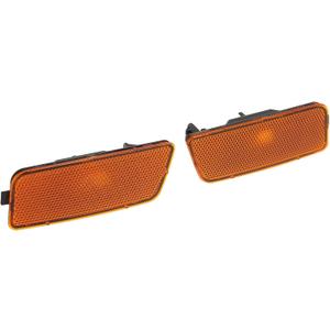 1Pair Car Front Bumper Side Marker Lights Lamps Cover Turn Signal Parking Lights Lamps Housing Accessories Fit for Volkswagen Golf MK6 GTI 2009-2013 5K0945071 5K0945072