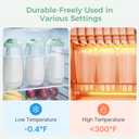 Momcozy Glass Breast Milk Pitcher, Formula Breastmilk Storage Container, Heat & Cold Resistant, No Leak Pitcher for Breastmilk with Wide Mouth, Fast Baby Formula Maker, 48OZ, 1 Count