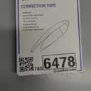 Refillable Retractable White Correction Tape,4PCS Cute Correction Tape P, with Easy to Use Mini Aesthetic Pen Shaped Applicator for School Office Supplies