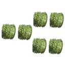 Amosfun 6pcs Green Vines Garland Faux Eucalyptus DIY Wreath Rattan Decor for Door Window