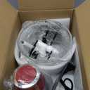 GANIZA Food Processors, Electric Food Chopper with Meat Grinder & Vegetable Chopper - 2 Bowls (8 Cup+8 Cup) with Powerful 450W Copper Motor - Includes 2 Sets of Bi-Level Blades (Red)